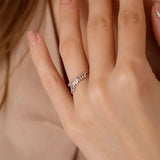 Personalized Name Rings for Women Stainless Steel Silver Rosegold