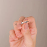 Personalized Name Rings for Women Stainless Steel Silver Rosegold
