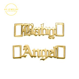 Customized Shoe-buckle High Stainless Steel Nameplate Buckle