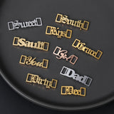 Customized Shoe-buckle High Stainless Steel Nameplate Buckle