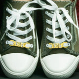Custom Name Shoe-buckles Women Stainless Steel Nameplate Shoelace Buckle