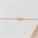 Personalized Name Stainless Steel Bracelet Cuban Chain-Gothic Name Bracelet