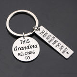 Personalized Name Stainless Steel Keychain - Three Colors