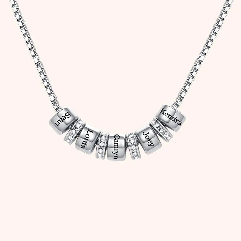 Personalized Name Necklace with Zircon Charm