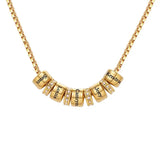 Personalized Name Necklace with Zircon Charm