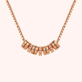 Personalized Name Necklace with Zircon Charm