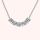 Personalized Name Necklace with Zircon Charm