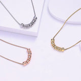 Personalized Name Necklace with Zircon Charm