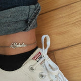 Personalized Name Anklet Bracelet Stainless Steel Letter Chain Anklets