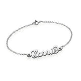 Custom Nameplate Bracelet for Women - Personalized Handwriting Signature Anklet