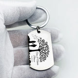 Personalized Names Date Keychain Couple Keyring Anniversary Jewelry
