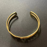 Personalized Name Heart Bangle Cuff Bracelet Femme Christmas