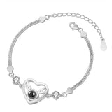 Personalized Pet Photo Dog Paw Bracelet Anniversary Gift