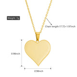 Personalized Heart Shaped Name Necklace