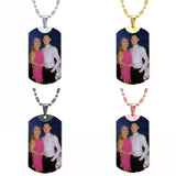 Custom Name Necklace Stainless Steel Chain Birthday Gift