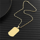 Custom Name Necklace Stainless Steel Chain Birthday Gift