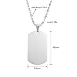 Custom Name Necklace Stainless Steel Chain Birthday Gift