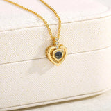 Rose Antlers Projection Necklace for Women