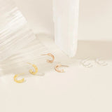 Personalized Roman Letter Hollow Earrings Stainless Steel Jewelry