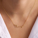 Customizable Name Necklace Stainless Steel Personalized Jewelry
