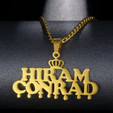 Custom Stainless Steel Name Necklace with Cuban Chain