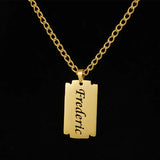 Custom Stainless Steel Name Necklace 3mm Cuban Chain