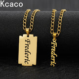 Custom Stainless Steel Name Necklace 3mm Cuban Chain