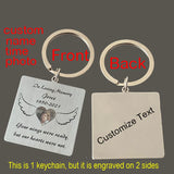 Personalized Name Love Memorial Keychain Gift