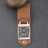 Personalized Leather Keychain for Dad or Boyfriend