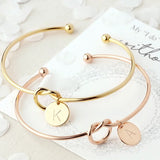 Personalized Stainless Steel Name Charms Bracelet for Women