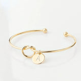 Personalized Stainless Steel Name Charms Bracelet for Women