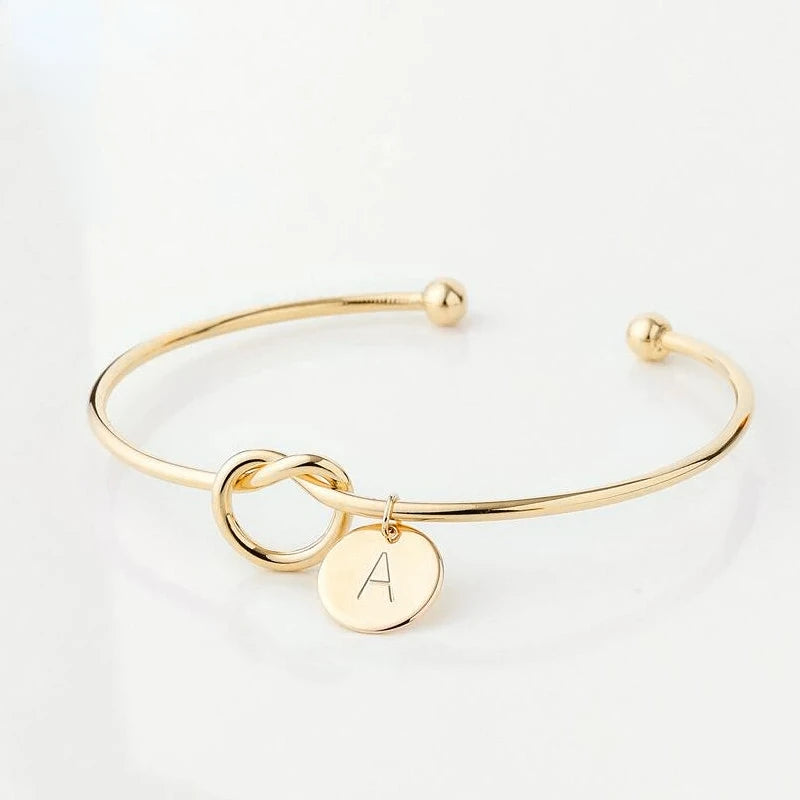 Personalized Stainless Steel Name Charms Bracelet for Women