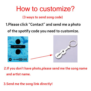 Personalized Violin Keychain Music Codes Birthday Surprise Present