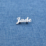 Personalized Women Name Brooch - Stainless Steel Lapel Pin