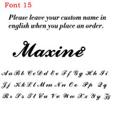 Personalized Women Name Brooch - Stainless Steel Lapel Pin