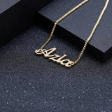 Custom Name Box Chain Links Bracelet - Stainless Steel Jewelry