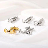 Custom Date Cufflinks for Men Shirt Gentleman Wedding Gift