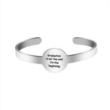Custom Adjustable Engraved Name Bangle Cuff Bracelet