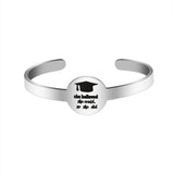 Custom Adjustable Engraved Name Bangle Cuff Bracelet