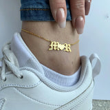 Custom Stainless Steel Anklet Bracelet Women's Gift