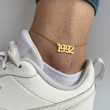 Custom Stainless Steel Anklet Bracelet Women's Gift