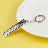 Customize Colour Photo Text Date Anniversary Keychain