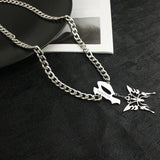 Custom Name Necklace Stainless Steel Multilayer Gothic Letter Initial Necklace