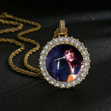 Custom Photo Necklace Pendant Personalized Family Memory Nameplate
