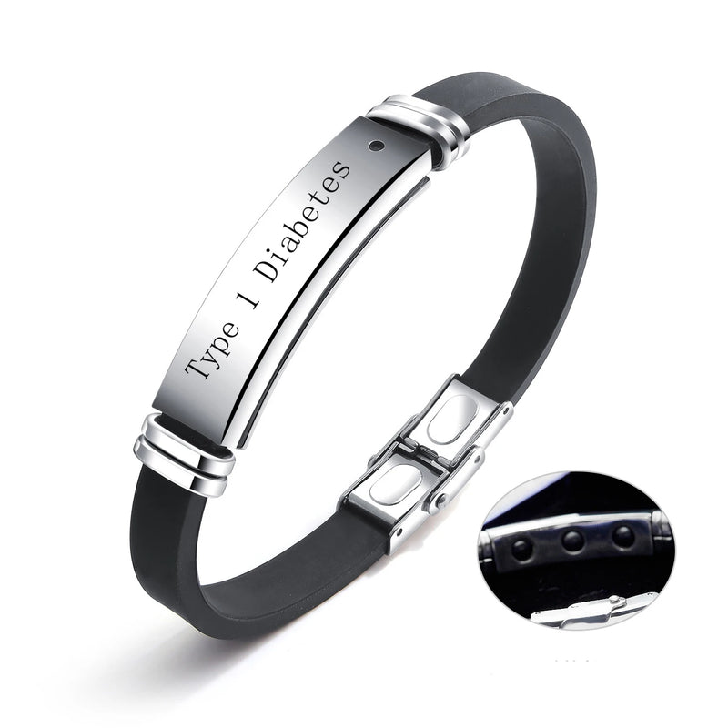 Diabetic Anti-fatigue Bracelet Titanium Steel Magnet Bracelet Men's Jewelry