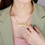 Custom Name Necklace, 18K Plated Stainless Steel Jewelry