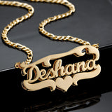 Custom Name Necklace, 18K Plated Stainless Steel Jewelry