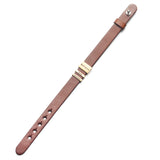 Custom Coordinates Leather Bracelet Engraved Name Date