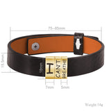 Personalized Letters Bracelets Engraved Your Words Titanium Steel ID Bangles