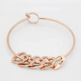Personalized Love Pendant Name Bracelet Stainless Steel Gift